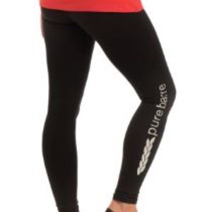 Pure Barre Logo Leggings - Small - Black